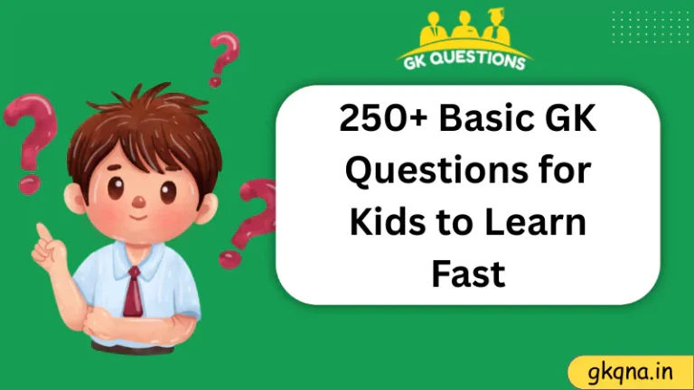 gk questions for kids