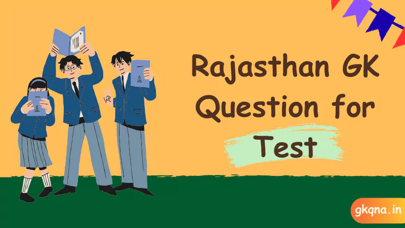 rajasthan gk question for test