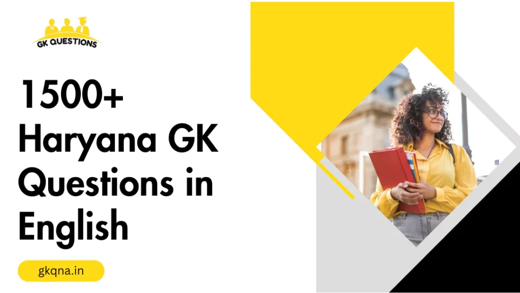 haryana gk questions in english