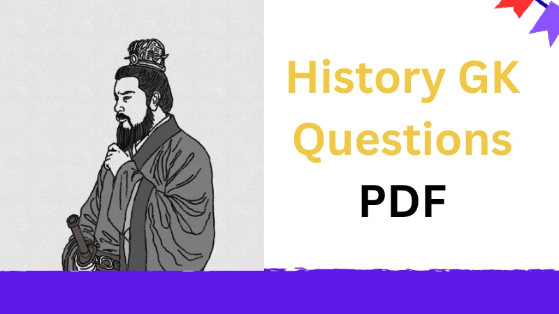 History GK Questions PDF